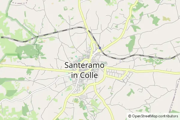Mapa Santeramo in Colle