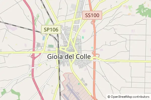 Mapa Gioia del Colle