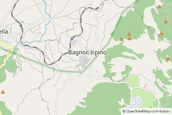 Mapa Bagnoli Irpino