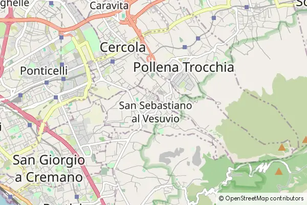 Mapa San Sebastiano al Vesuvio