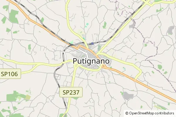 Mapa Putignano