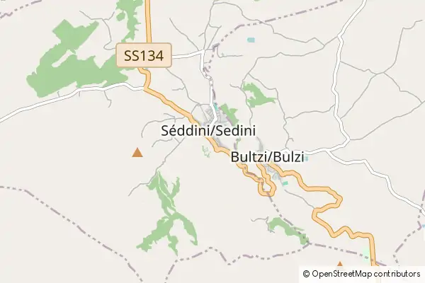 Mapa Sedini