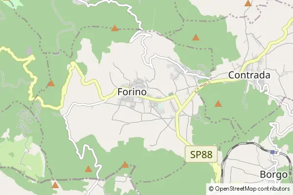 Mapa Forino