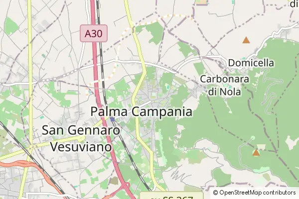 Mapa Palma Campania