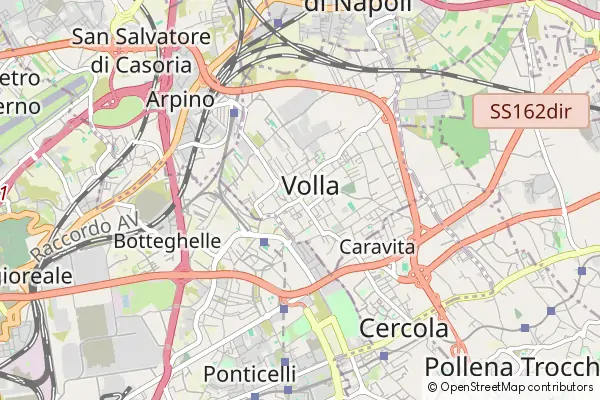 Mapa Volla