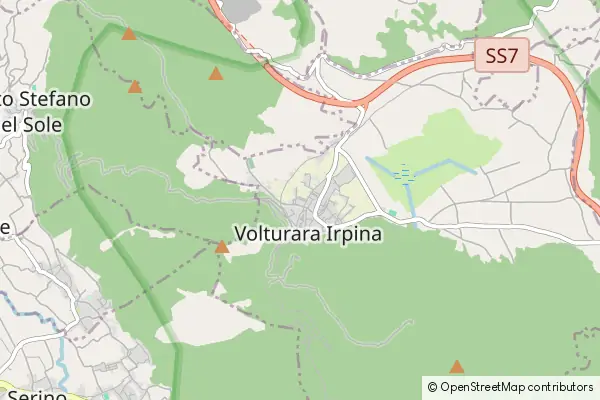 Mapa Volturara Irpina