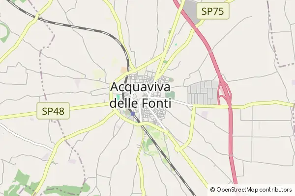 Mapa Acquaviva delle Fonti