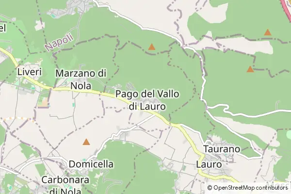 Mapa Pago del Vallo di Lauro