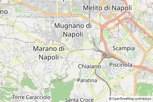 Mapa Mugnano di Napoli
