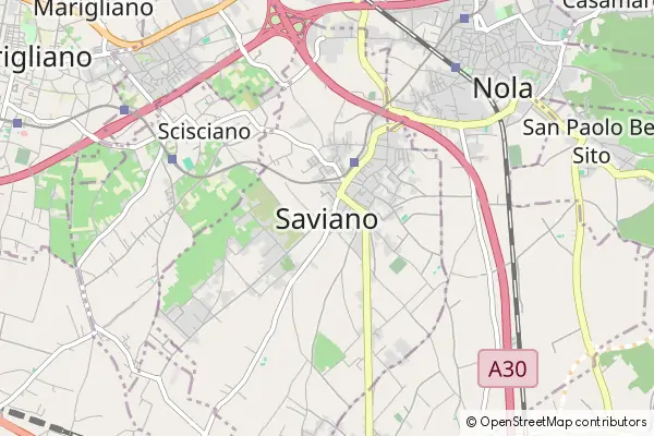 Mapa Saviano