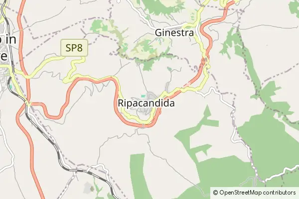 Mapa Ripacandida