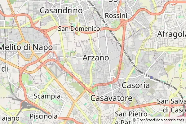 Mapa Arzano