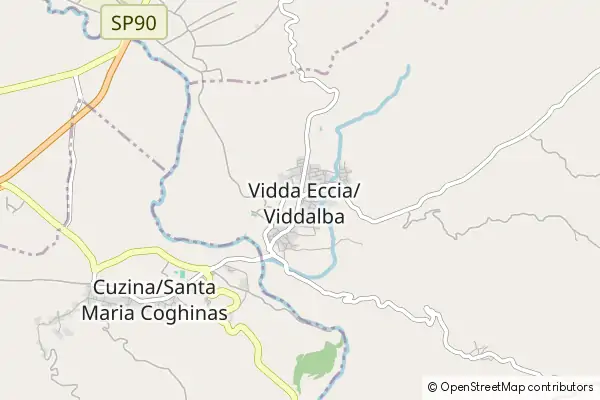 Mapa Viddalba