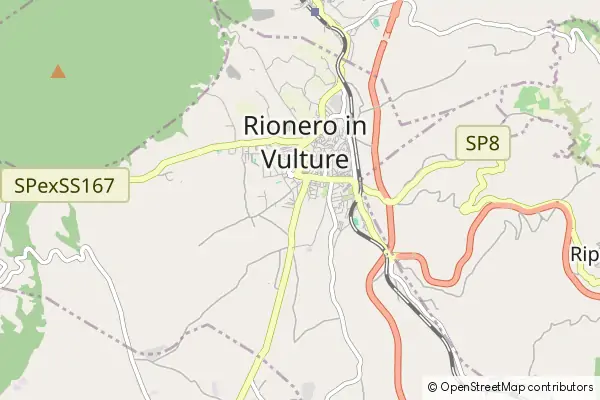 Mapa Rionero in Vulture