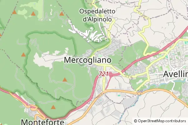 Mapa Mercogliano