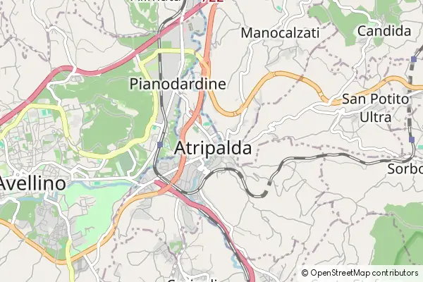 Mapa Atripalda