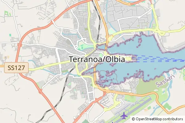 Mapa Olbia