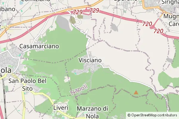 Mapa Visciano