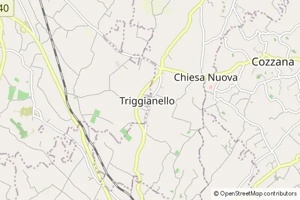 Mapa Triggianello