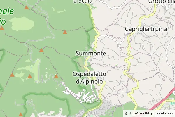 Mapa Summonte