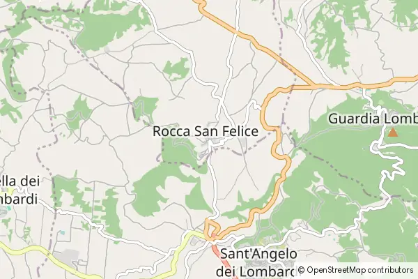 Mapa Rocca San Felice