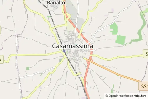 Mapa Casamassima