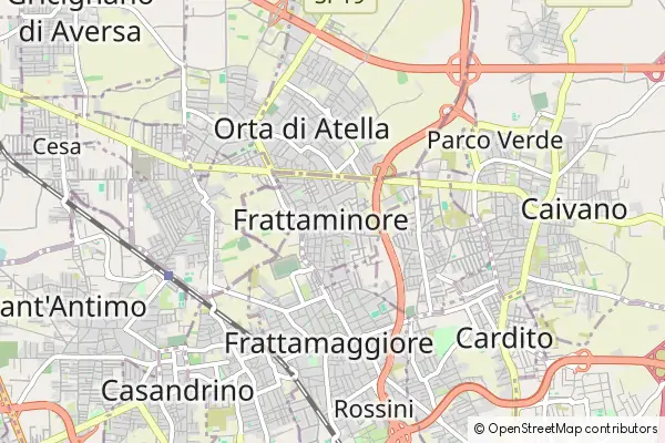 Mapa Frattaminore