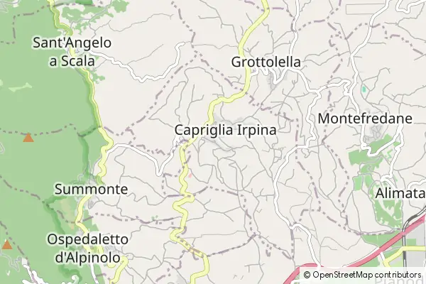 Mapa Capriglia Irpina