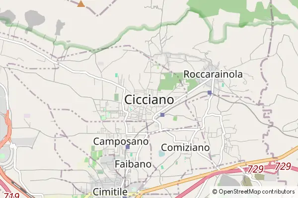 Mapa Cicciano