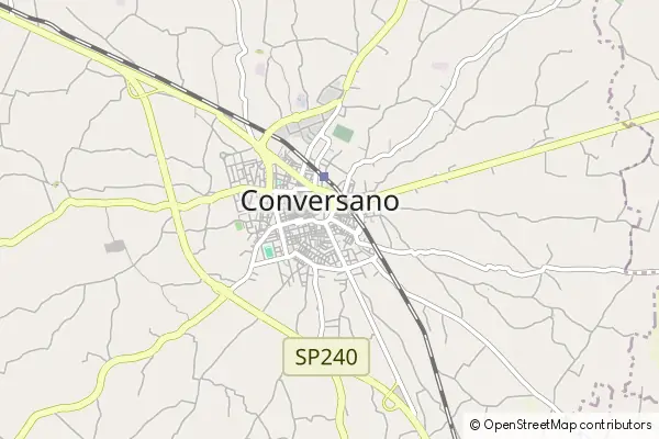 Mapa Conversano