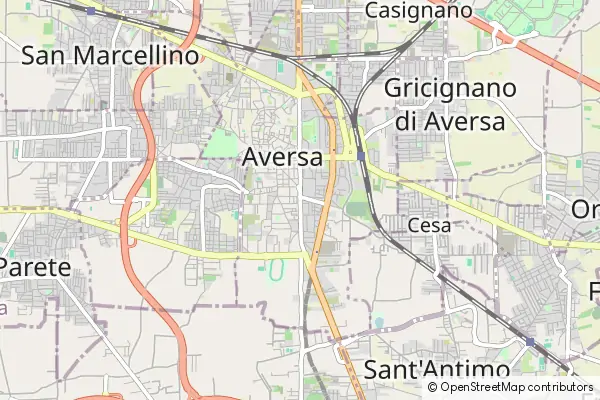 Mapa Aversa