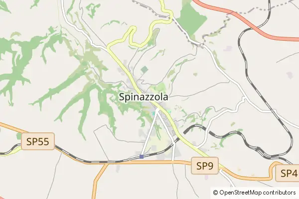 Mapa Spinazzola