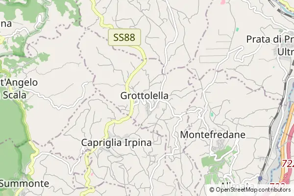 Mapa Grottolella