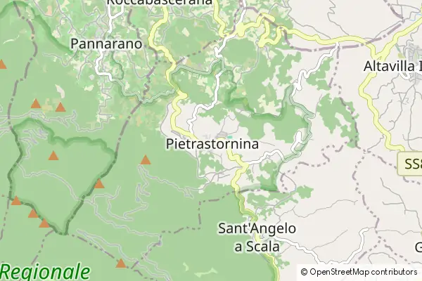 Mapa Pietrastornina