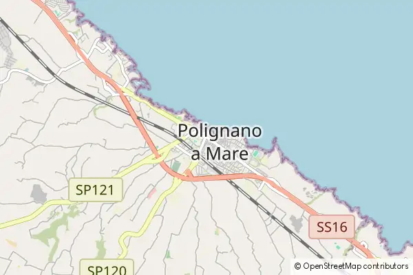 Mapa Polignano a Mare