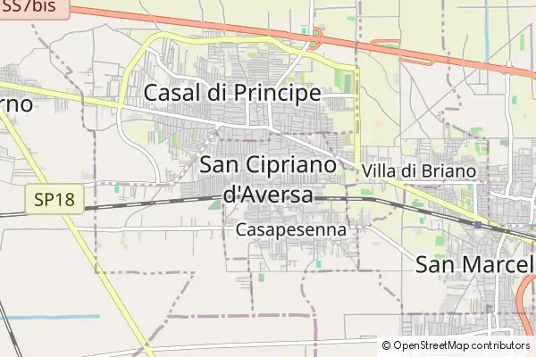 Mapa San Cipriano d'Aversa