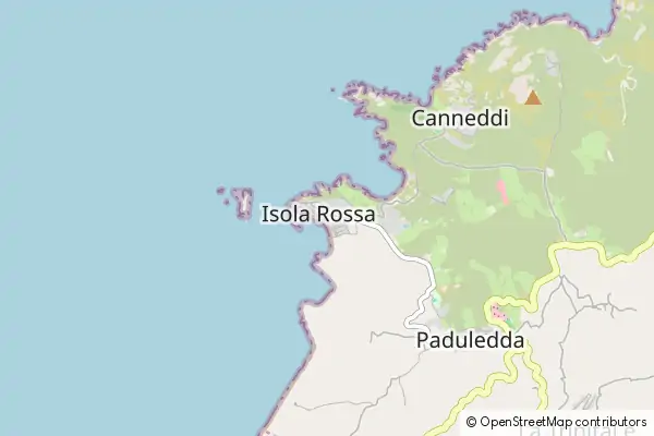 Mapa Isola Rossa