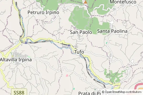 Mapa Tufo