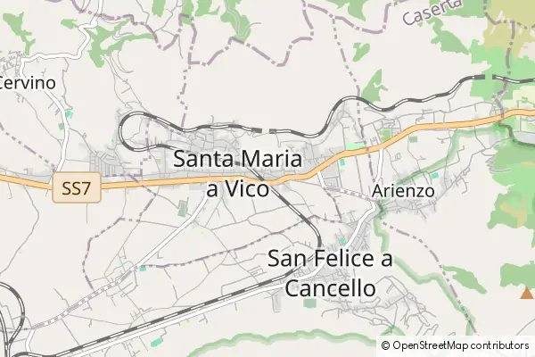 Mapa Santa Maria a Vico