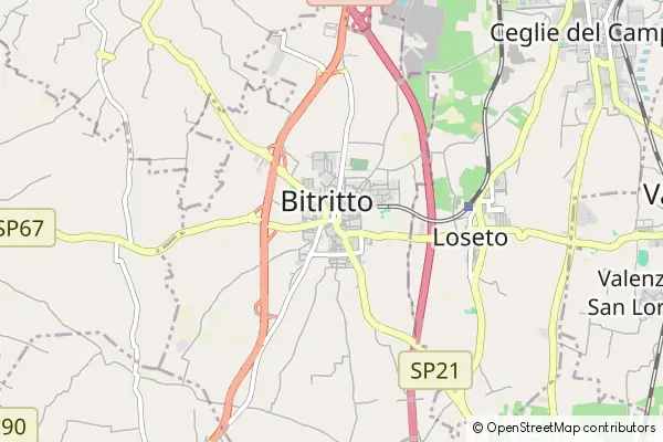 Mapa Bitritto