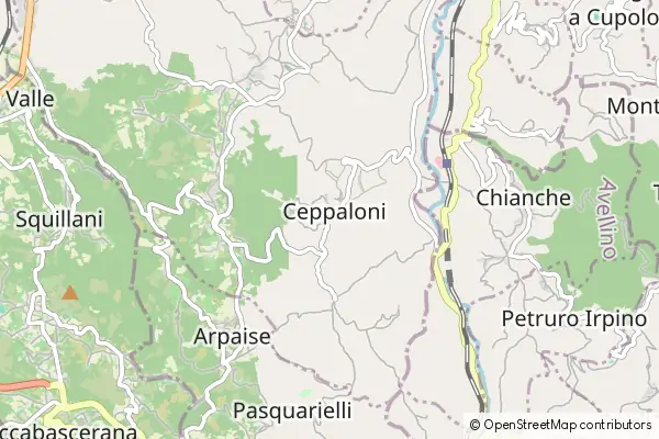 Mapa Ceppaloni