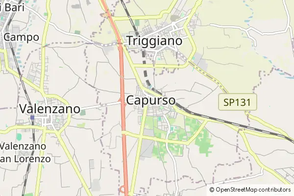 Mapa Capurso