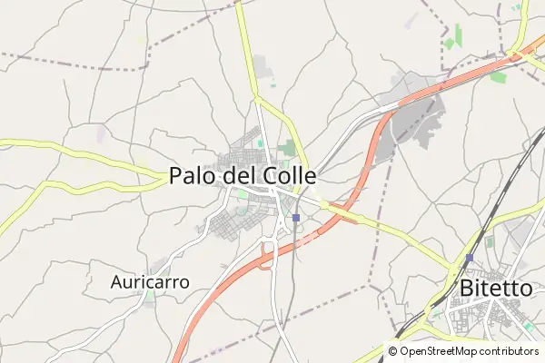 Mapa Palo del Colle