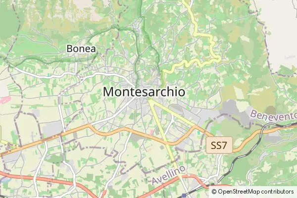 Mapa Montesarchio