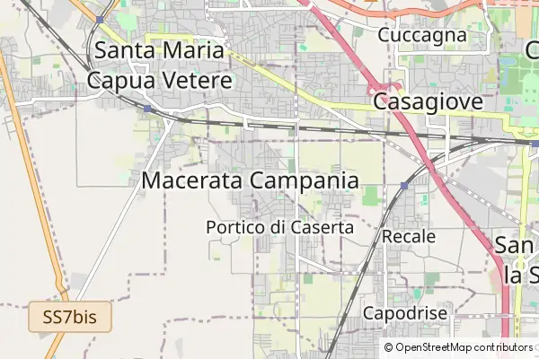 Mapa Macerata Campania