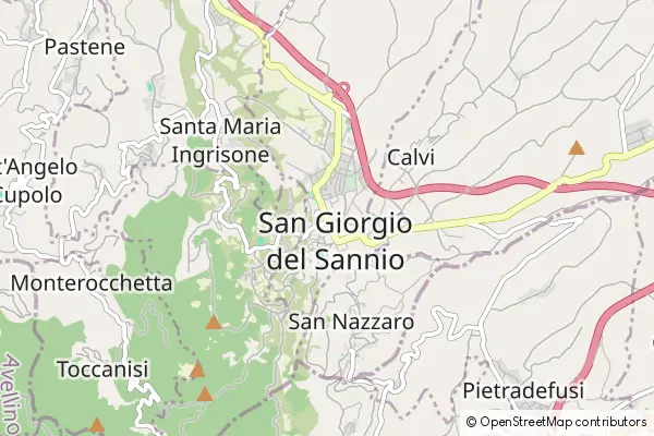 Mapa San Giorgio del Sannio