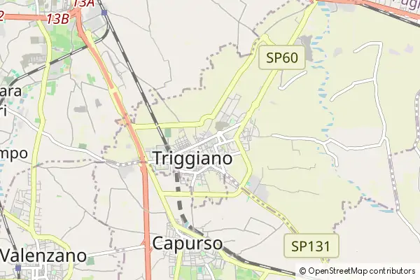 Mapa Triggiano