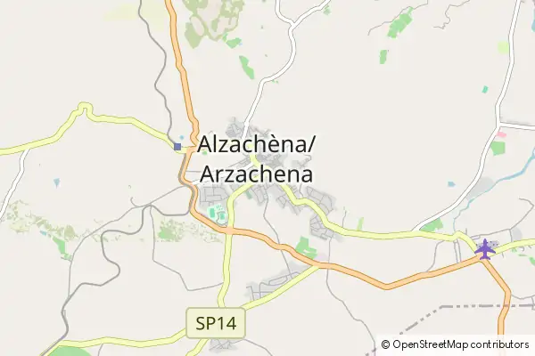 Mapa Arzachena