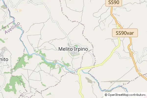 Mapa Melito Irpino