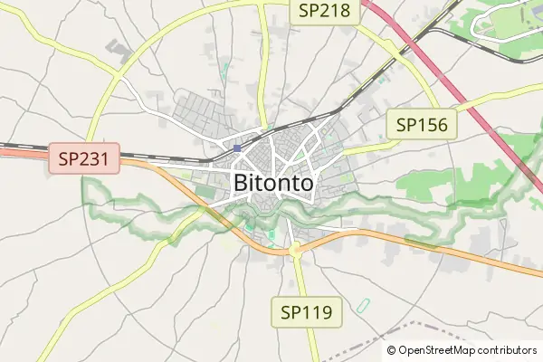 Mapa Bitonto